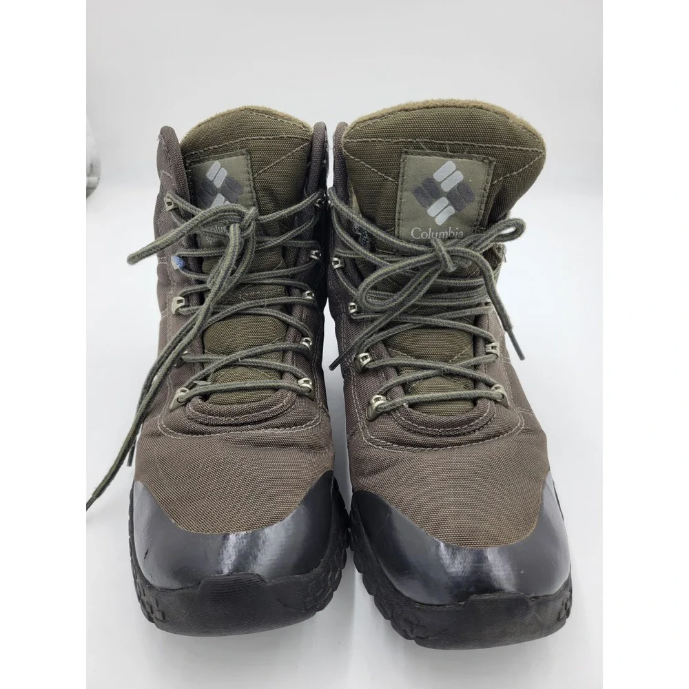 Columbia Hilltop Ridge Men's Hiking Waterproof Boots‎ Deep Olive Sz 8.5